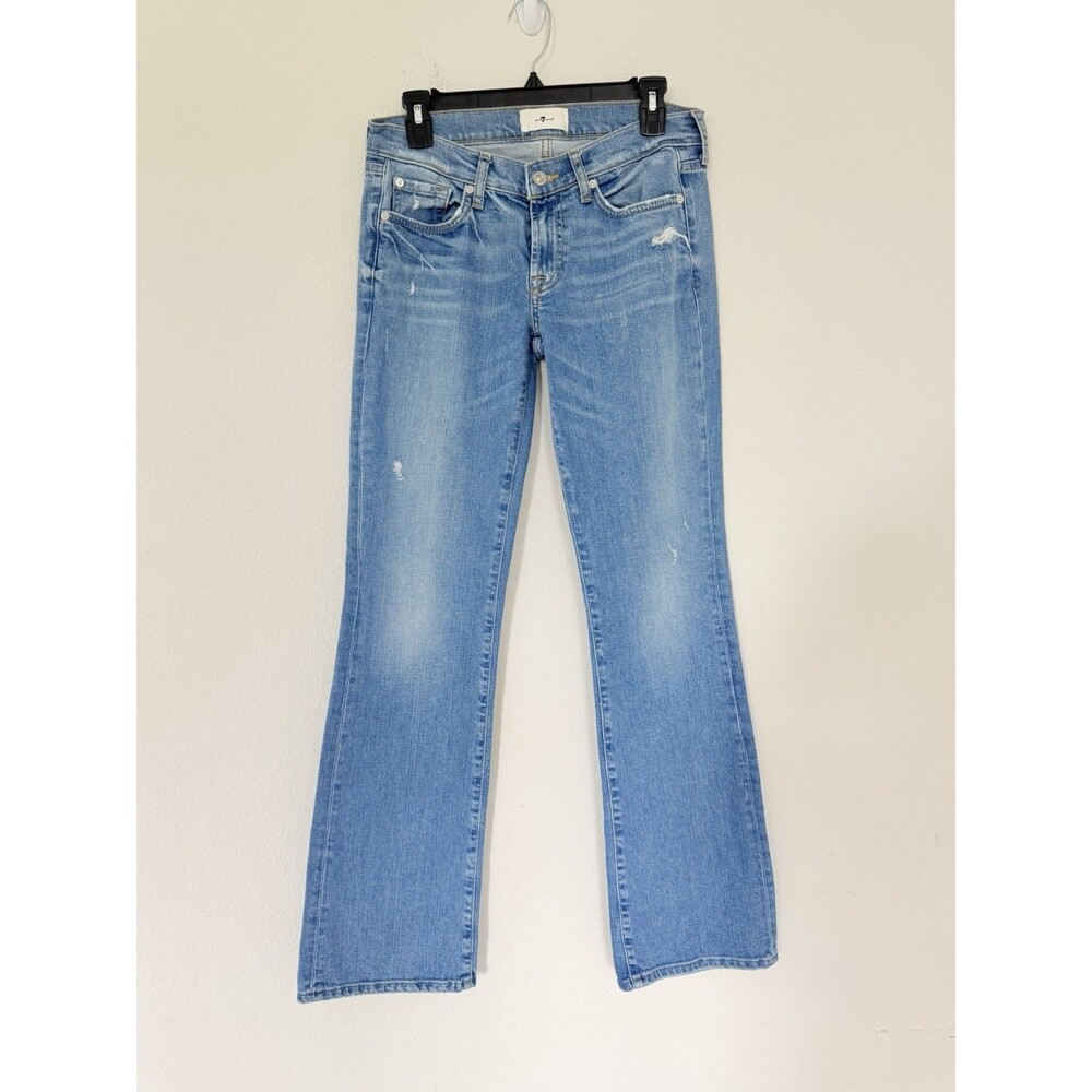 7 For All Mankind Jeans Y2K Size 28 Original Bootcut Lowrise Coastal Cowgirl